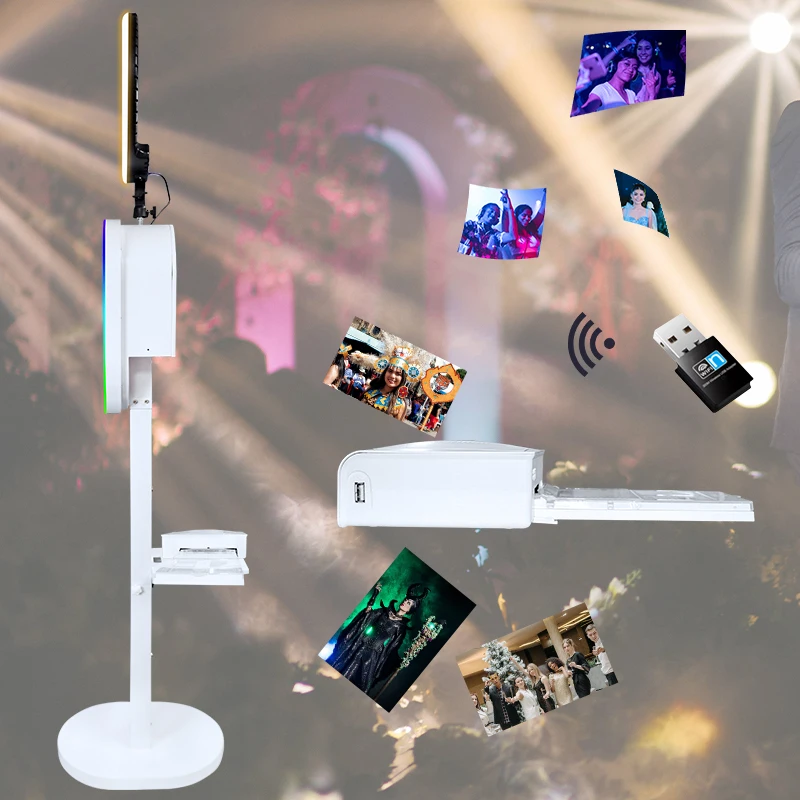 Newest Vogue Magic Mirror Ipad Dslr Photo Booth With Fill In Light Party EVent Rental  Selfie DSLR Mirror Booth
