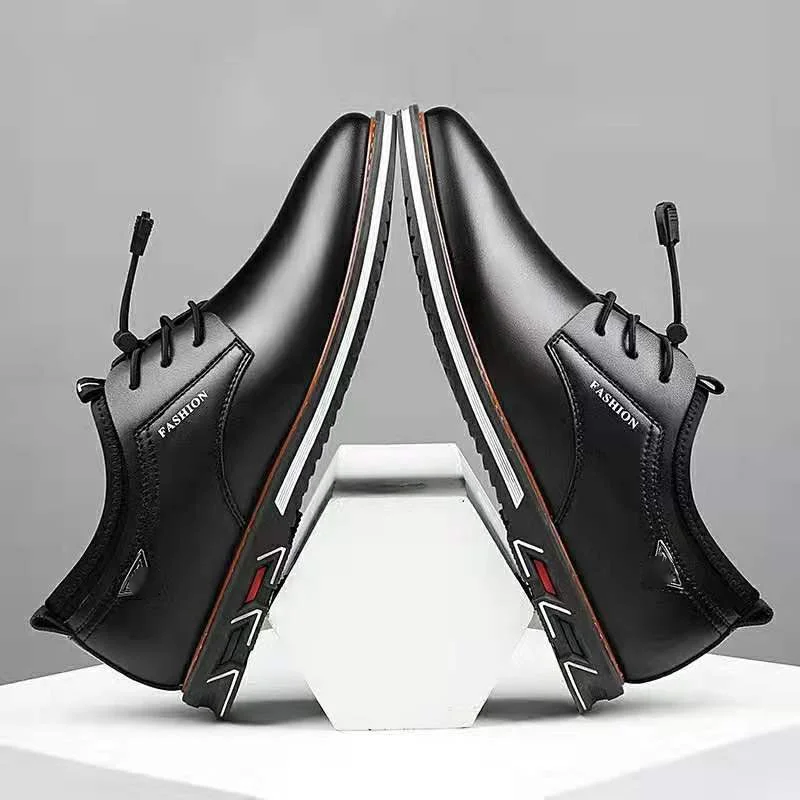 Latest Design Large Size Classic Office Casual Fancy Style Original High Quality Business Black Dress Shoes Leather Shoes Men