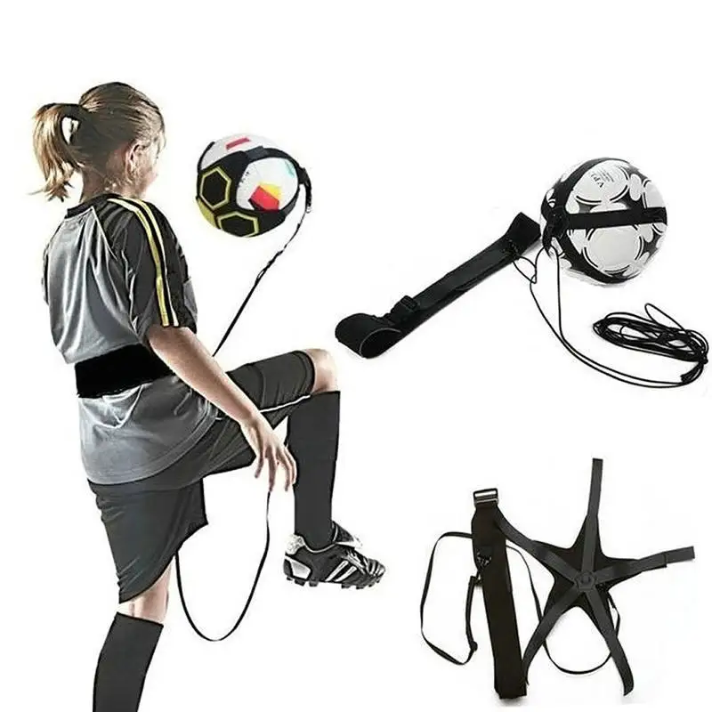 Factory price elastic football training aids kickball swing straps ball-handling straps kick the ball