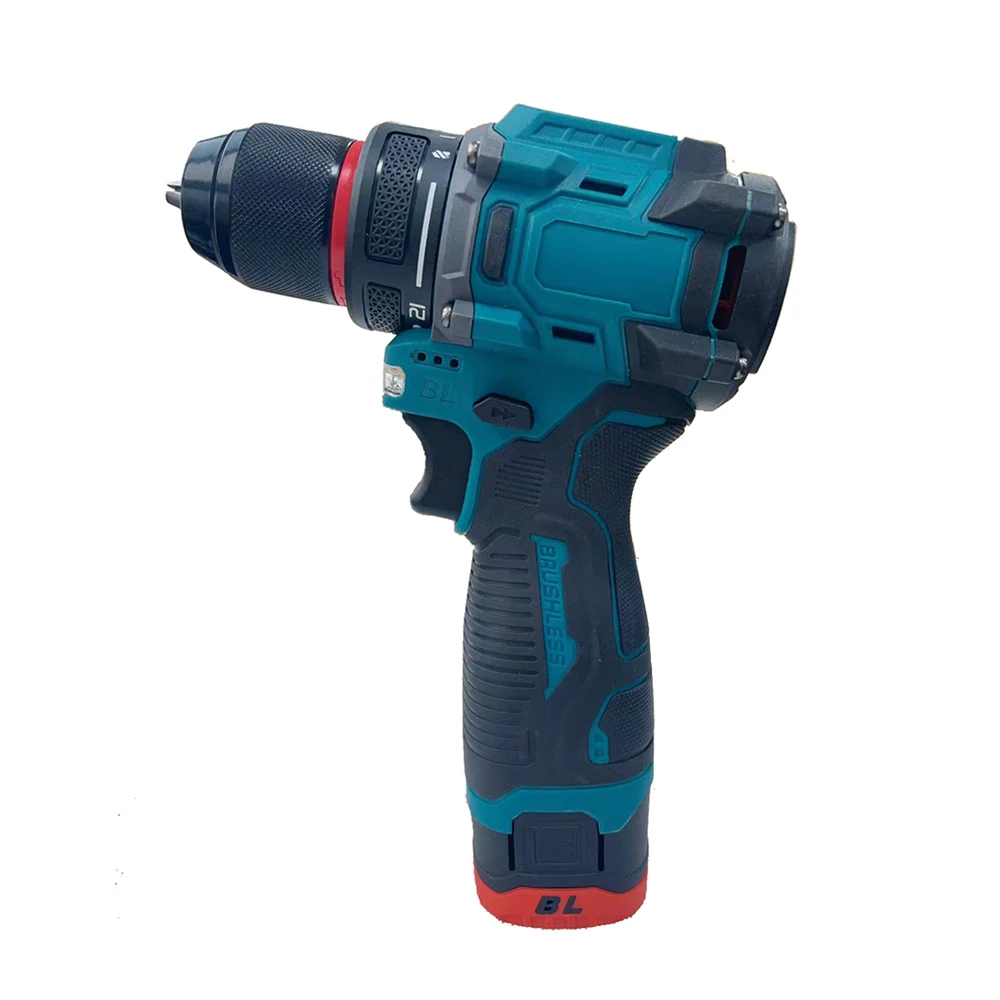 16.8V light weighted lithium drill brushless rechargeable drill with steel plate behind multi-function power screwdriver drill