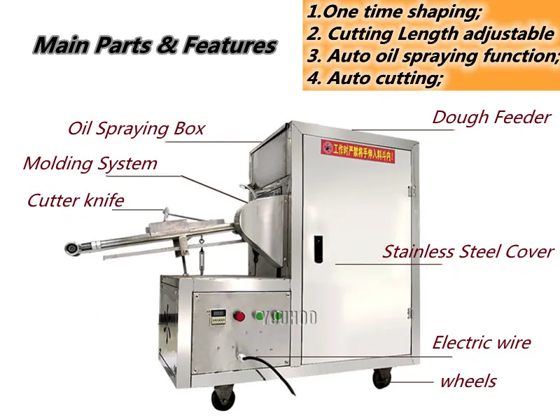 fully automatic crispy fried twist dough snack food maker extruder machine dough twist machinery