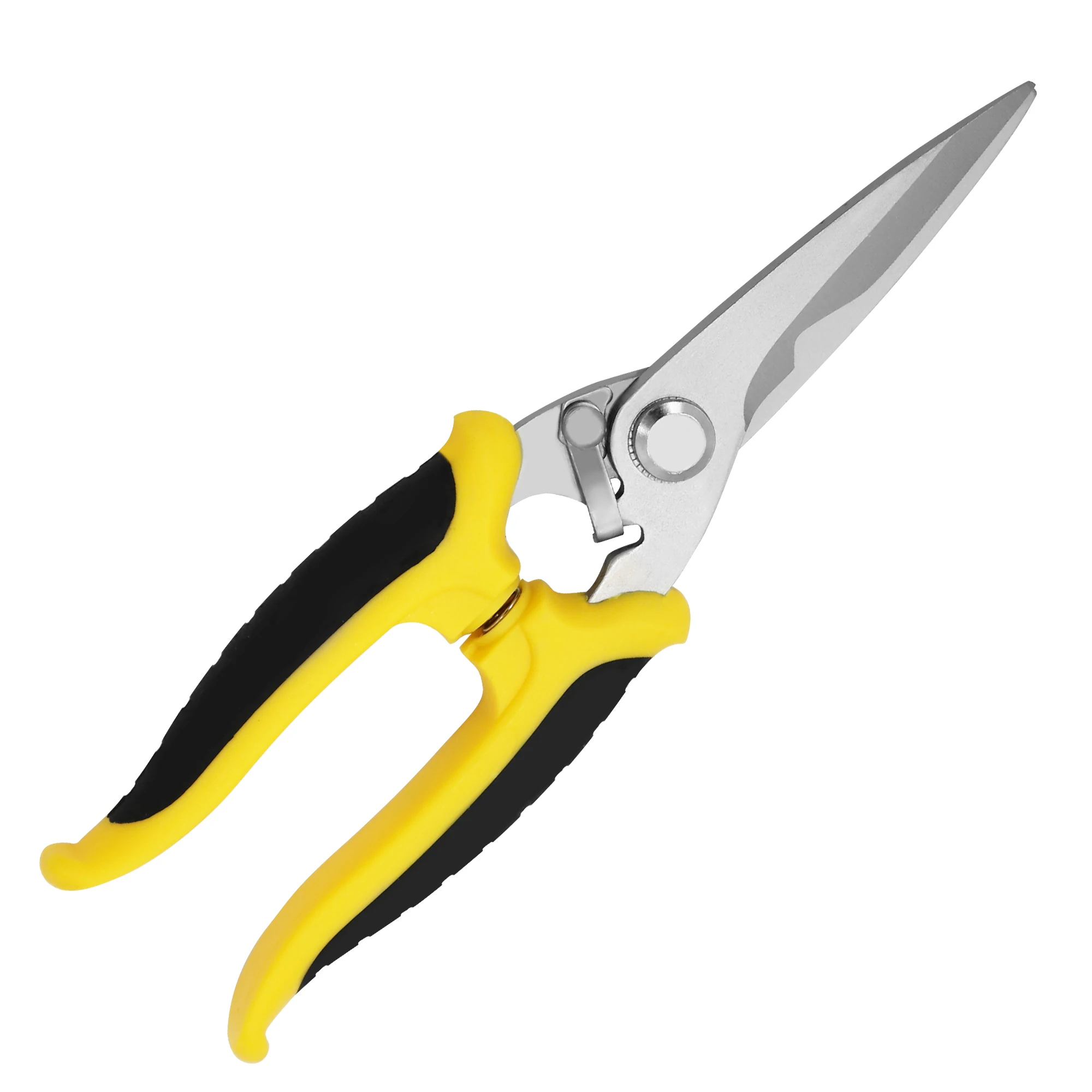 Professional Stainless Steel Hand fruit Pruner Garden Scissors Pruner Trimming Pruning Shears With Safety Lock