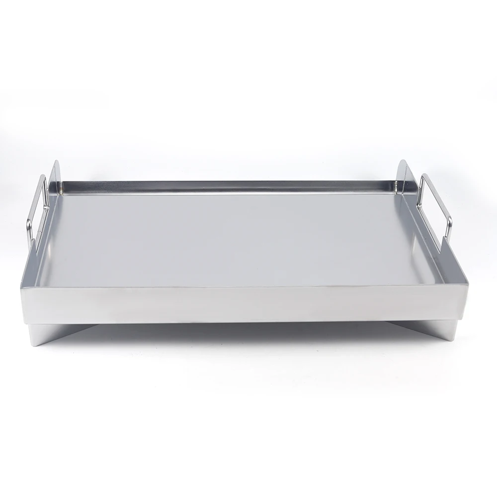Universal rectangle Stainless Steel Griddle gas Flat Top Plate griddle for gas grill outdoor