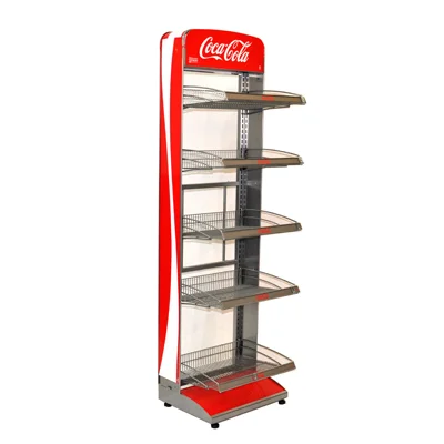 Beverage rack Metal Drink Display Rack POP Display