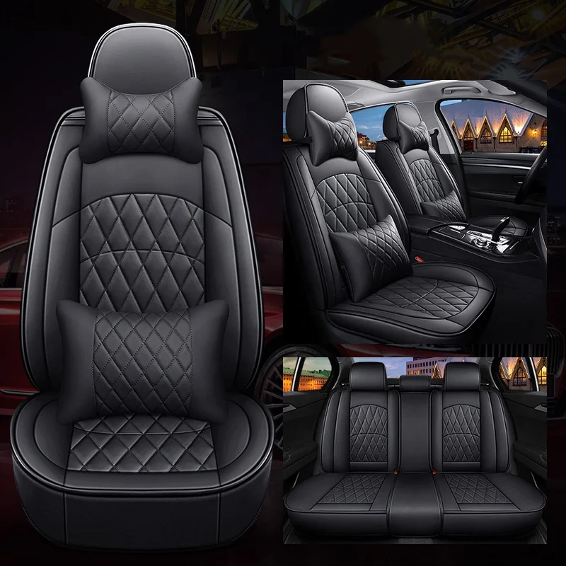 Universal Car Seats Cover Sport style for car universal automobile Polyester Composite sponge Business car seat covers
