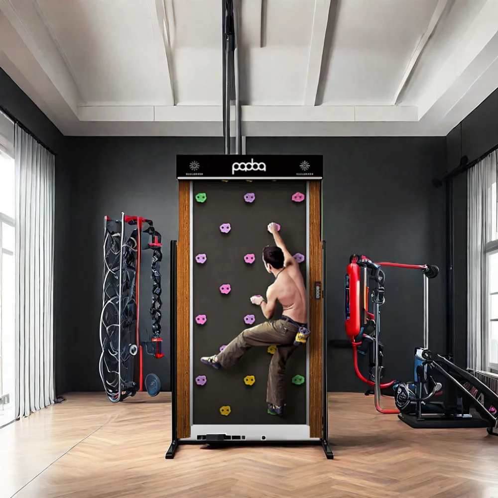 Gym fitness products indoor rock climbing wall automatic electric boulder wall motorized endless climbing wall