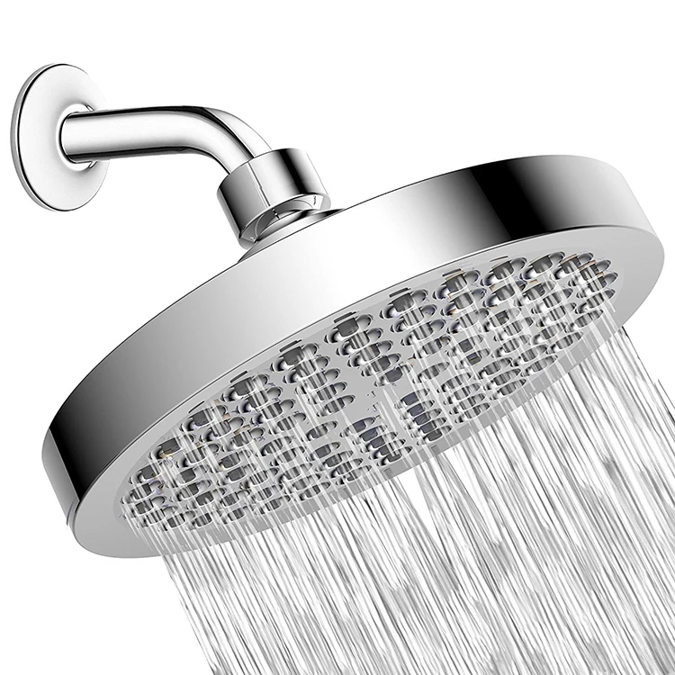 
Luxury modern chrome finish 6 inch Rain Shower Head with bathroom shower heads 