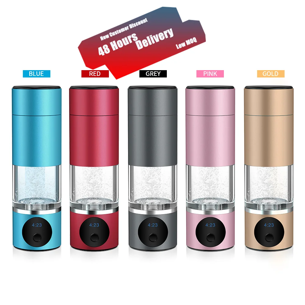 Suyzeko Portable 5000PPB ORP Hydrogen Generator Machine H2 Booster Hydrogen Rich Water Bottle