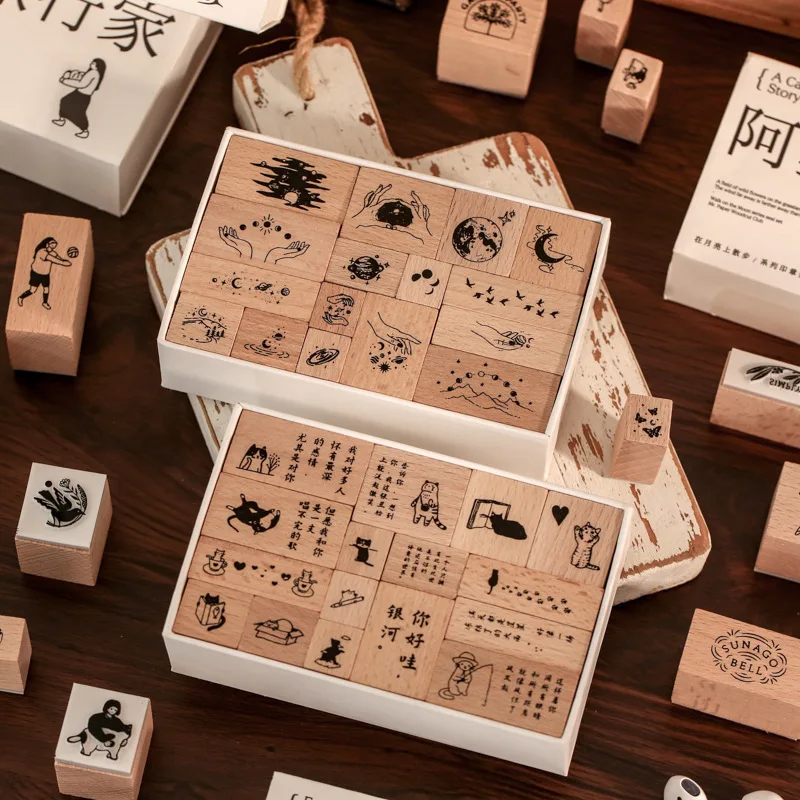 Manufacturer promotional high quality custom wooden stamp wood embossing stamp wooden stamp designs