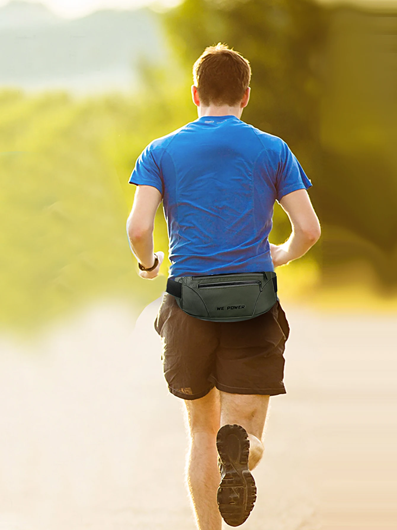 Wholesale Fanny Pack With Earphone Port Waterproof Waist Bag With Adjustable Belt Casual Bag Bum Bags For Travel Sports Running