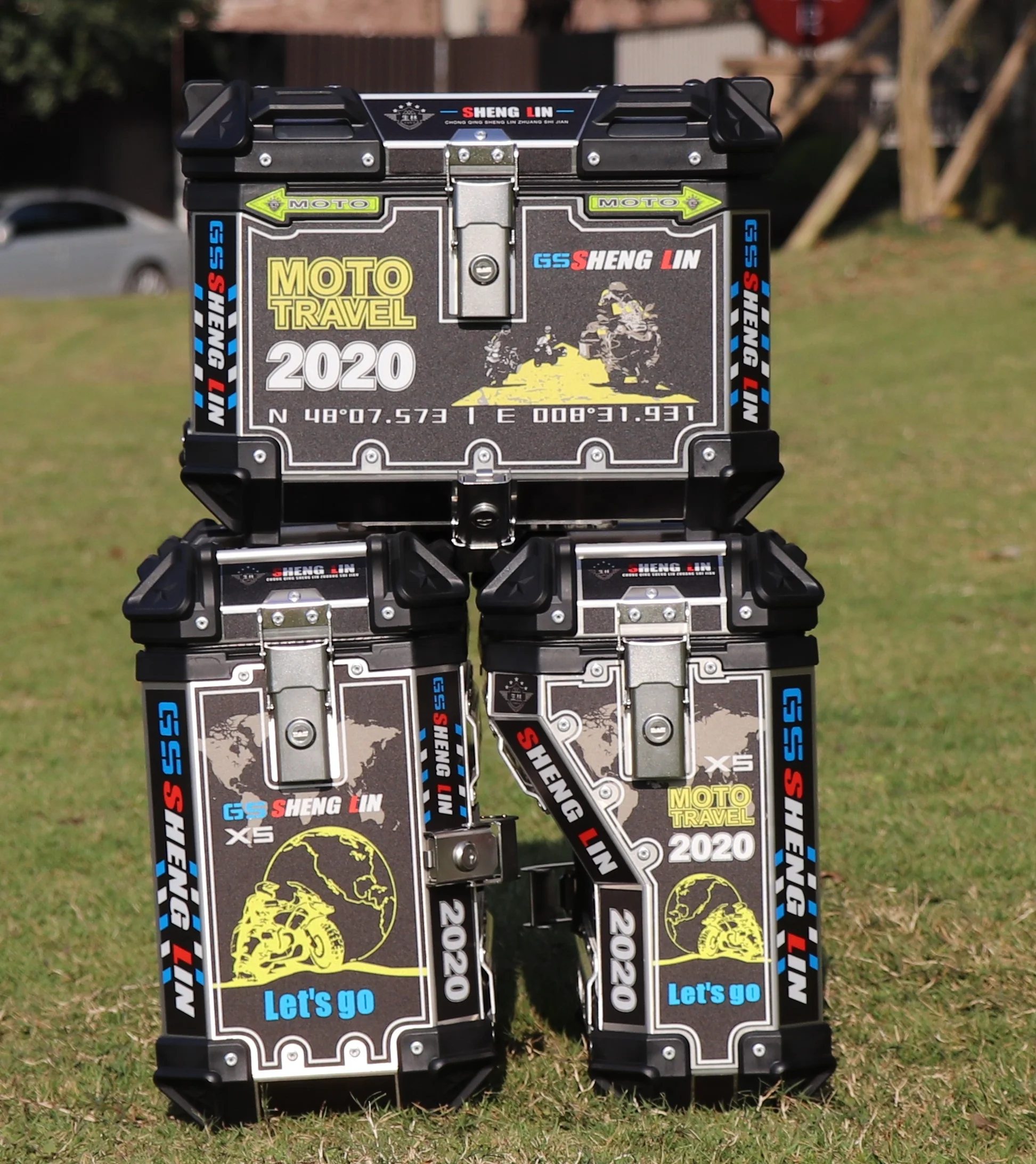 
Modern Style Aluminum Motorcycle Tail Box for Motorbike Storage 