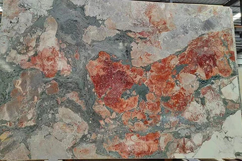 YDSTONE Luxury Natural Marble Hotel Wall Floor Tiles Pink Marble  Red Four Season Pink Marble Slab