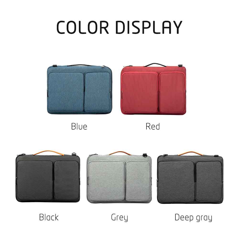 Large capacity Portable Shockproof Waterproof 14 Inch 15.6 Inch Laptop Shoulder Bag Laptop Bag Briefcase Available In Custom