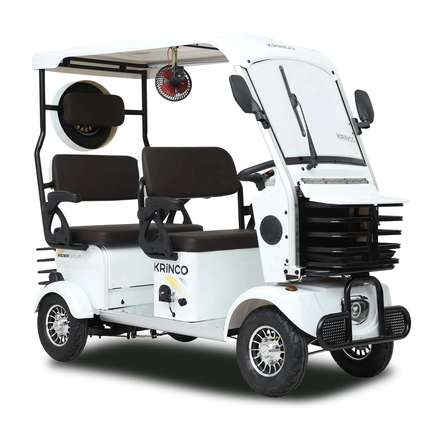 1000W Four Wheel Electric Scooter For Elderly Mobility Electric Scooter 3 Seats 4 Wheel Pedal Bicycle