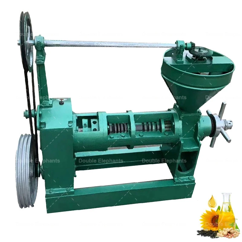 6YL-80 100kg/h Small soybean peanut oil extractor Sunflower seeds oil press machine