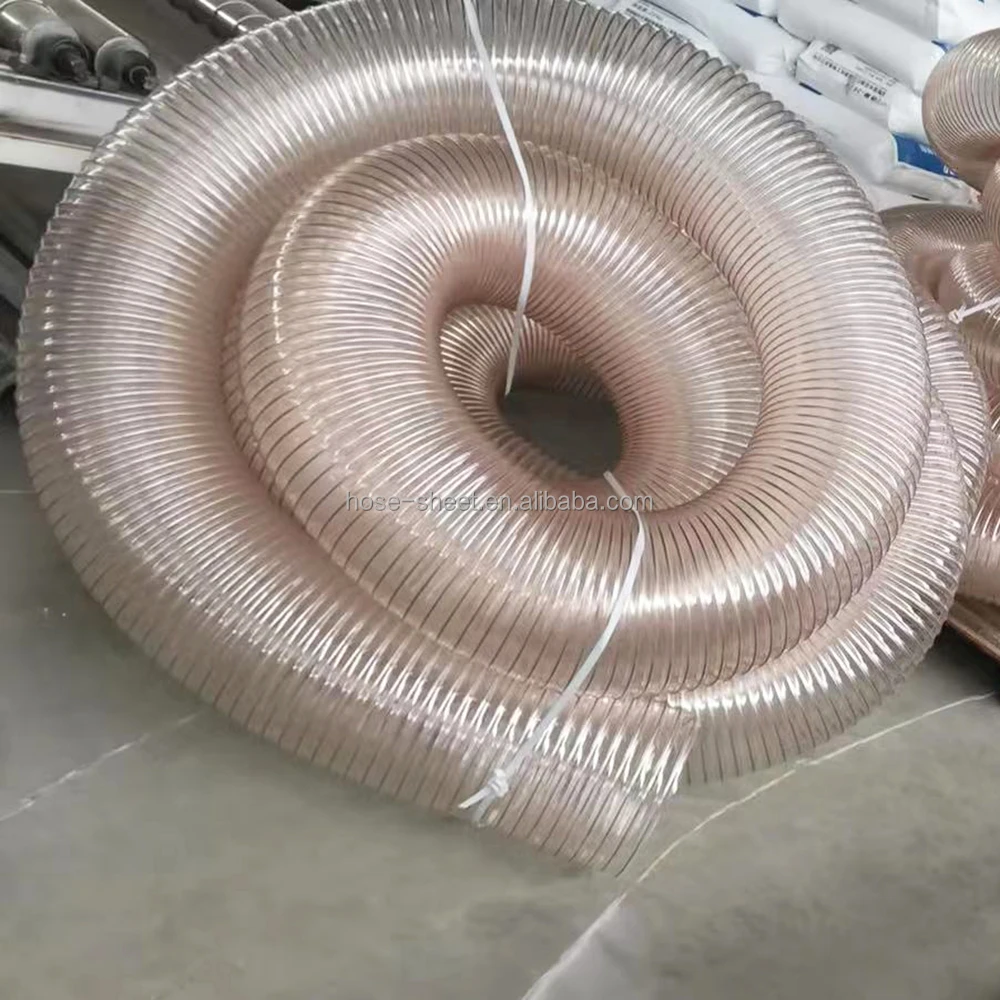 PU Ventilation Suction Pipe Expansion Dust Removal Hose