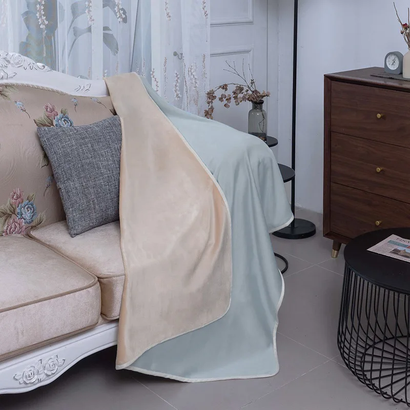 Cold feeling ice silk blanket summer thin air-conditioning office children nap machine washable ice cool blanket