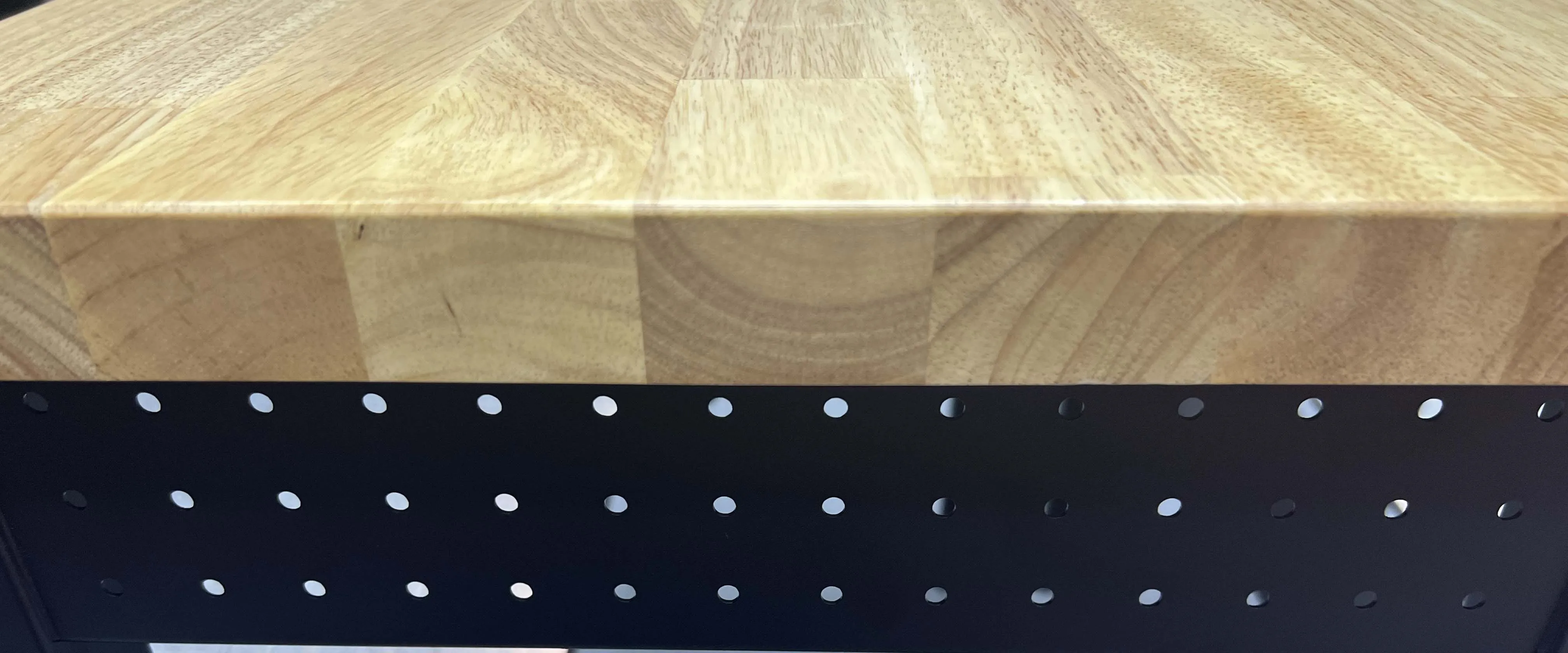 60-Inch Height Adjustable Easy-to-Assemble Metal Workbench Iron Steel Garage Tool Desk