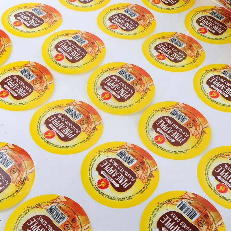 bubble tea seal film customised logo boba  milk tea cup sealing film roll boba sealer film