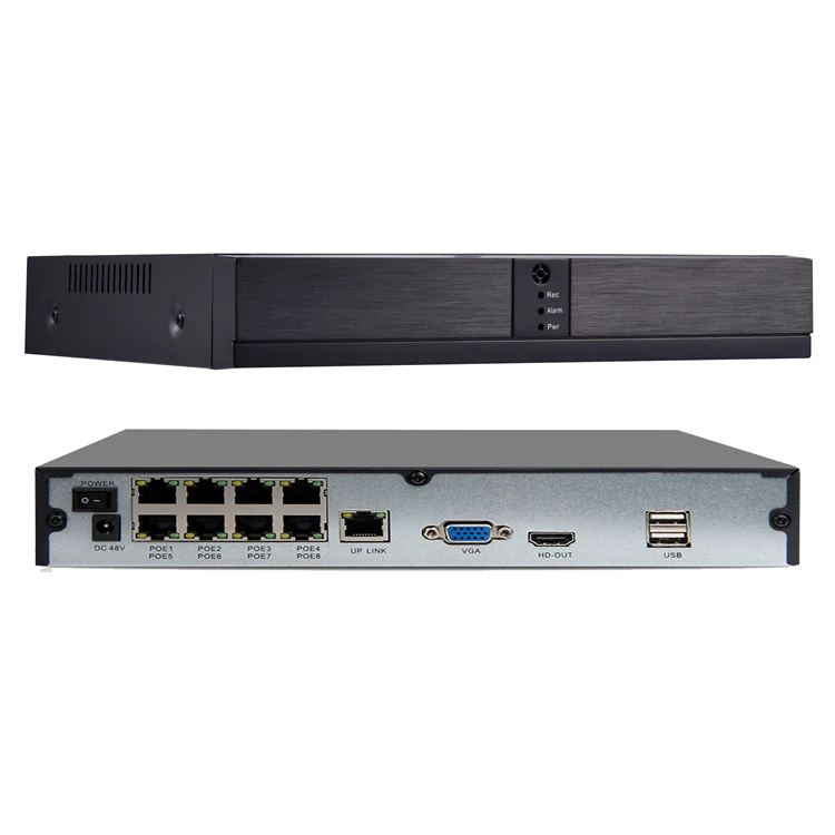 Qearim Manufacturer direct selling 5MP 4CH Xmeye POE Network Video Recorder 4CH POE NVR