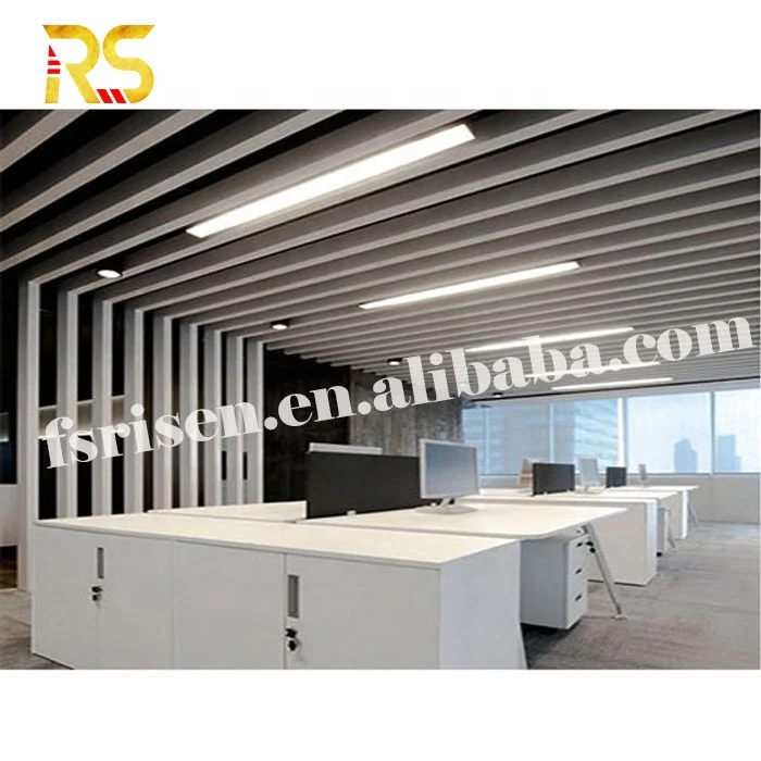 Wooden Grain Decorative wooden buffle aluminium ceiling