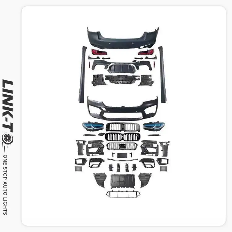 LINK-TO Factory Price Auto Parts M5 Whole Modified Body Kits With Head Lamp Tail Light For BMW New 5 Series G30 2018-2020