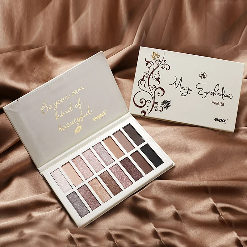 Eyeshadow Palette Highly Pigmented Hudamoji Makeup Matte Shimmer Neutral Smoky