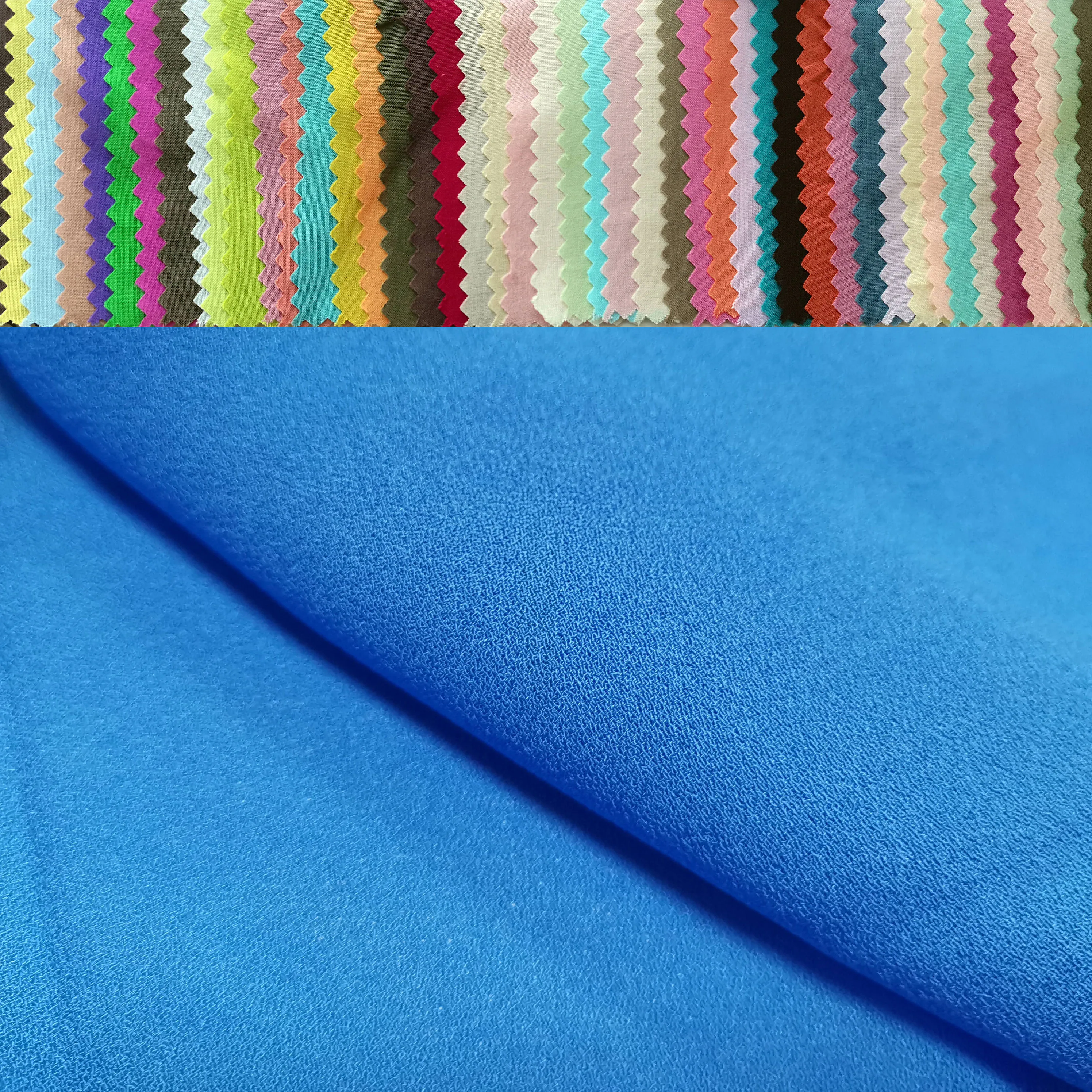 High Quality Customized Crepe Fabric 100%VISCOSE Viscose Rayon Fabric For Dress and Home Textile