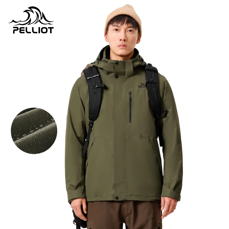 Outdoor Jackets 100% Polyester Waterproof Mens Stand Adults Fleece Jacket Print Logo Fashion Customized Mountain Hooded Winter