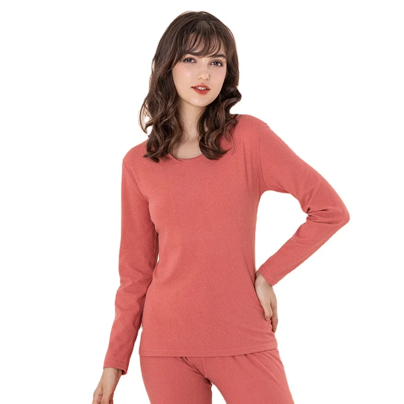 2021 new  cheap wholesale warm thin velvet women thermal underwear base layer thermal underwear set thermal underwear long