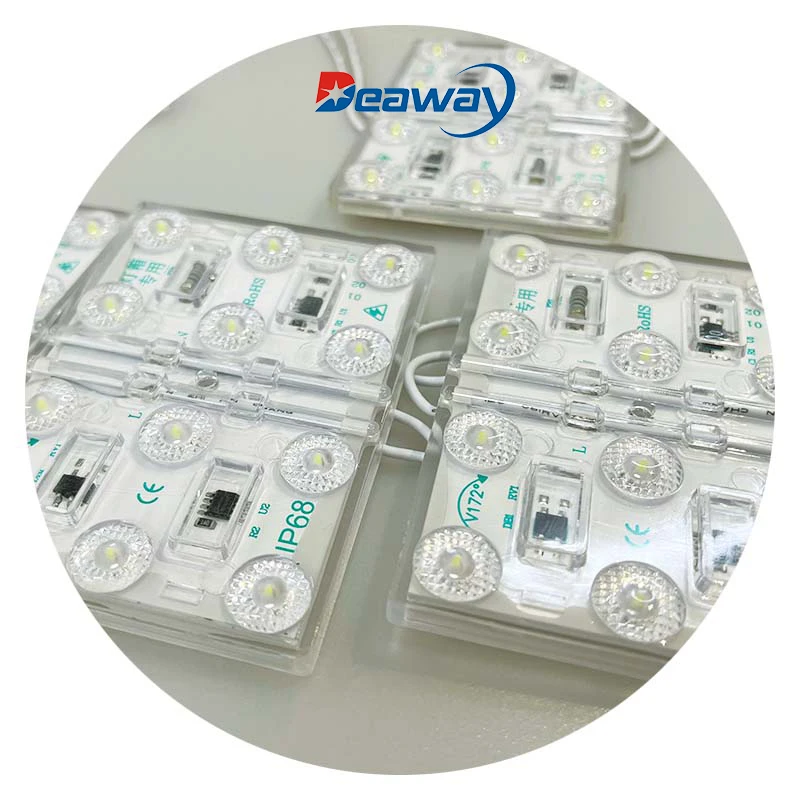 AC 220V 110V Led Module 12Leds 3030 ip68 waterproof led Module For Soft film lightbox