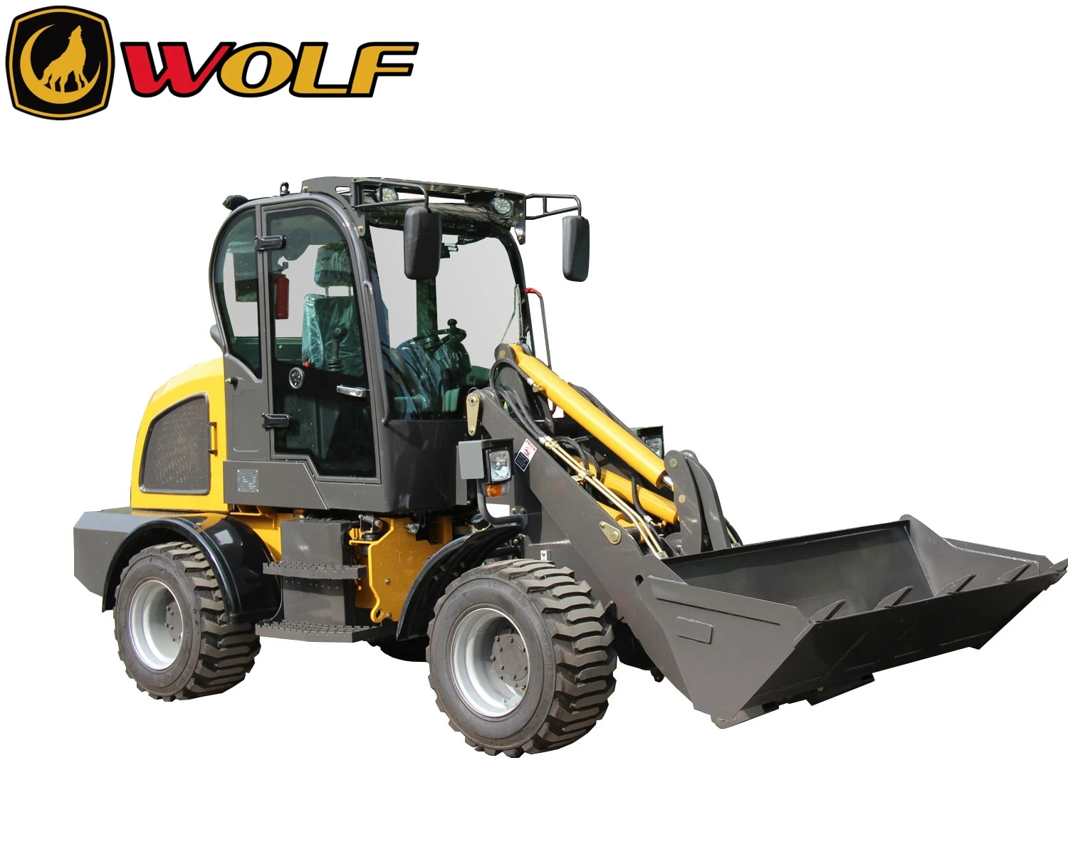 WL816 Wolf New Loader 1.6ton Mini Loader with Bale Spear