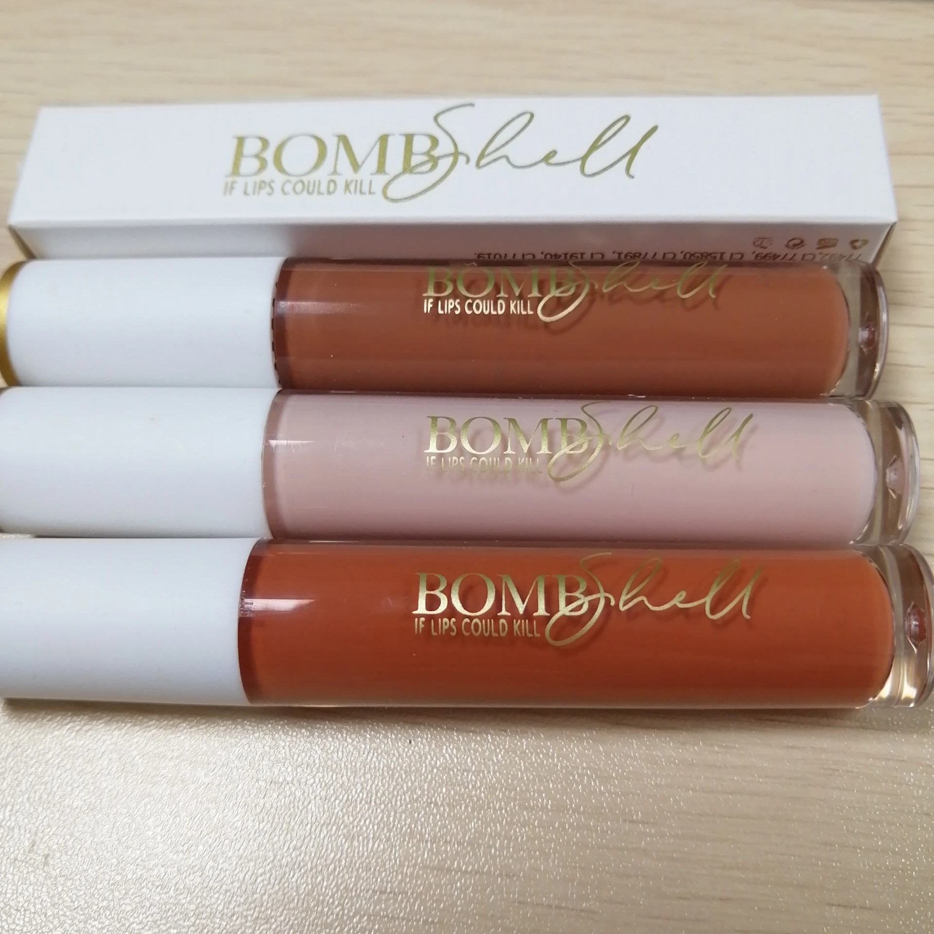 
Wholesale High Quality Matte Nude Liquid Lipstick Private Label Lip Gloss Waterproof Vegan Cosmetics 