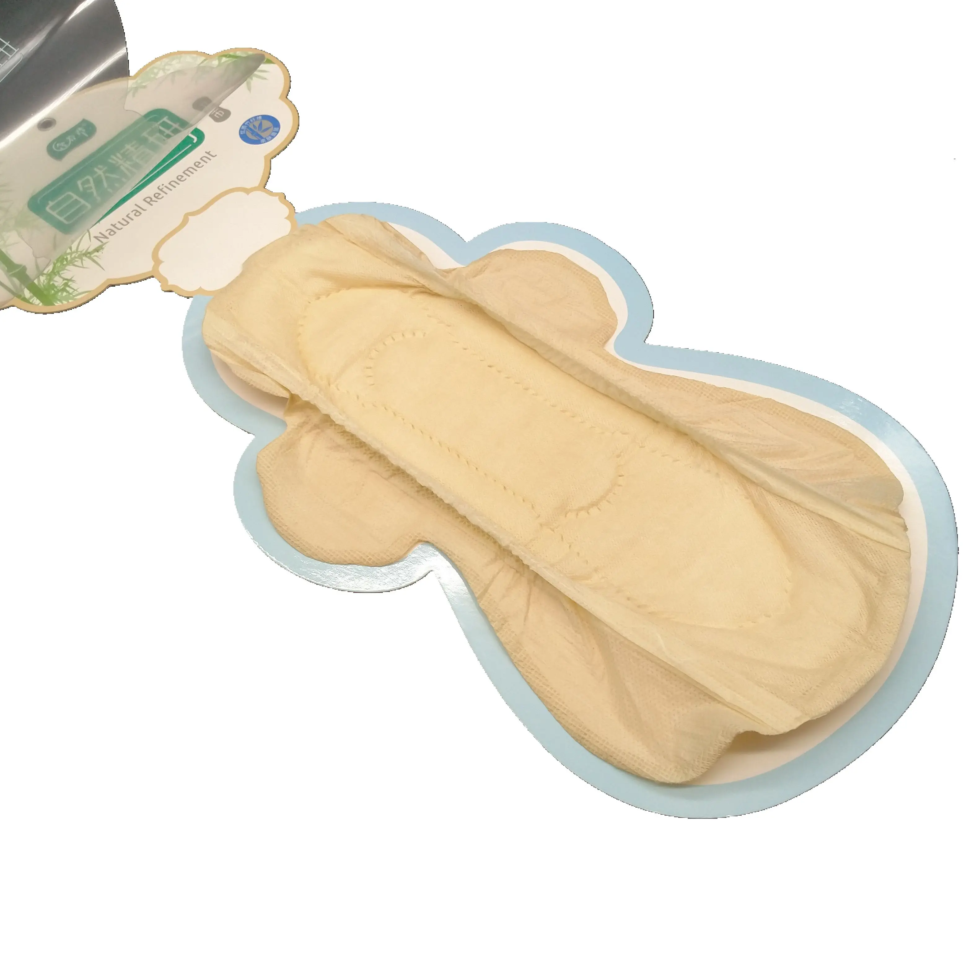 
bamboo sanitary napkin lady anion natural bamboo fiber sanitary napkin pads 