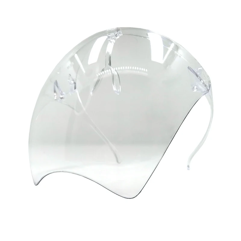 
Multicolor Comfortable Transparent Anti Spittle Dust Reusable Protective Visor Plastic polycarbonate Face Shield Glasses 