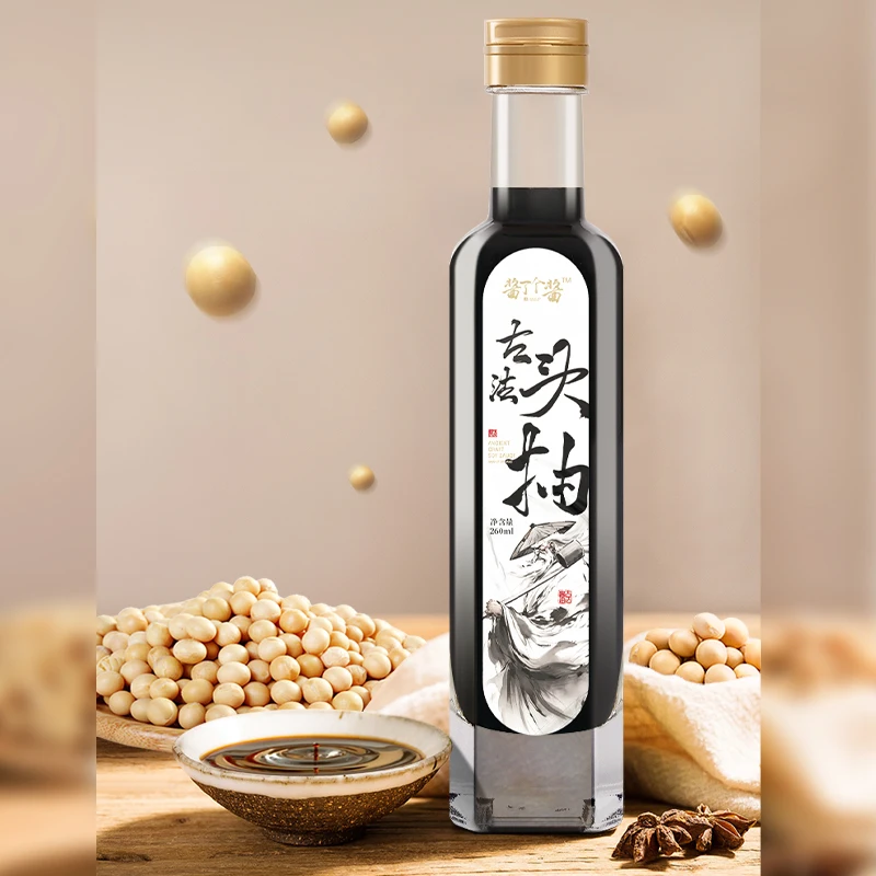 jianglegejiang Wholesale Price Brewing Soy Sauce for Cooking and Cold with Sauce using non-GMO Soy Beans