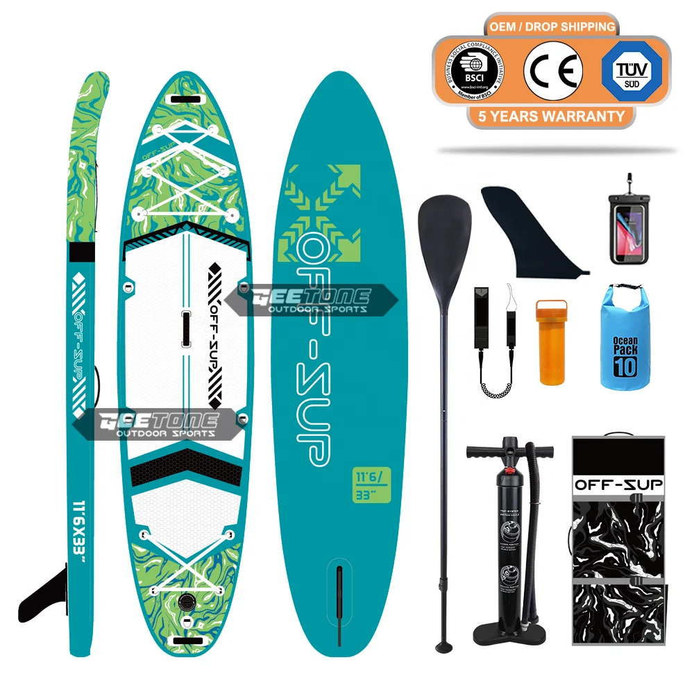 Geetone OFFSUP New Design Light weight Inflatable SUP Stand Up Paddle Board For Sale