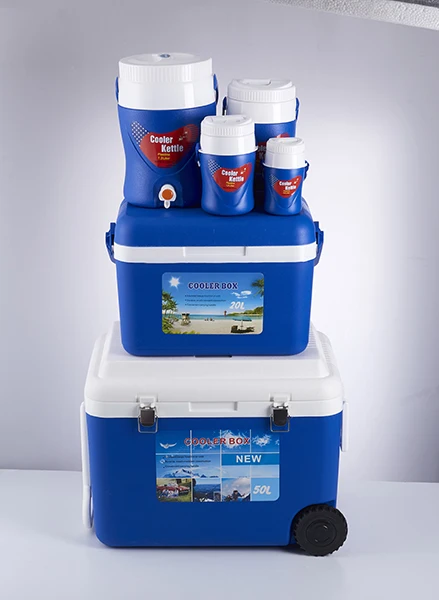 
6pcs cooler box and sports kettle set 