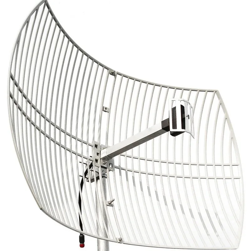 High gain  2.3GHz-2.7GHz 24dbi 3G 4G LTE Grid Parabolic Antenna Outdoor Long Range MIMO Antenna For WIFI Outdoor