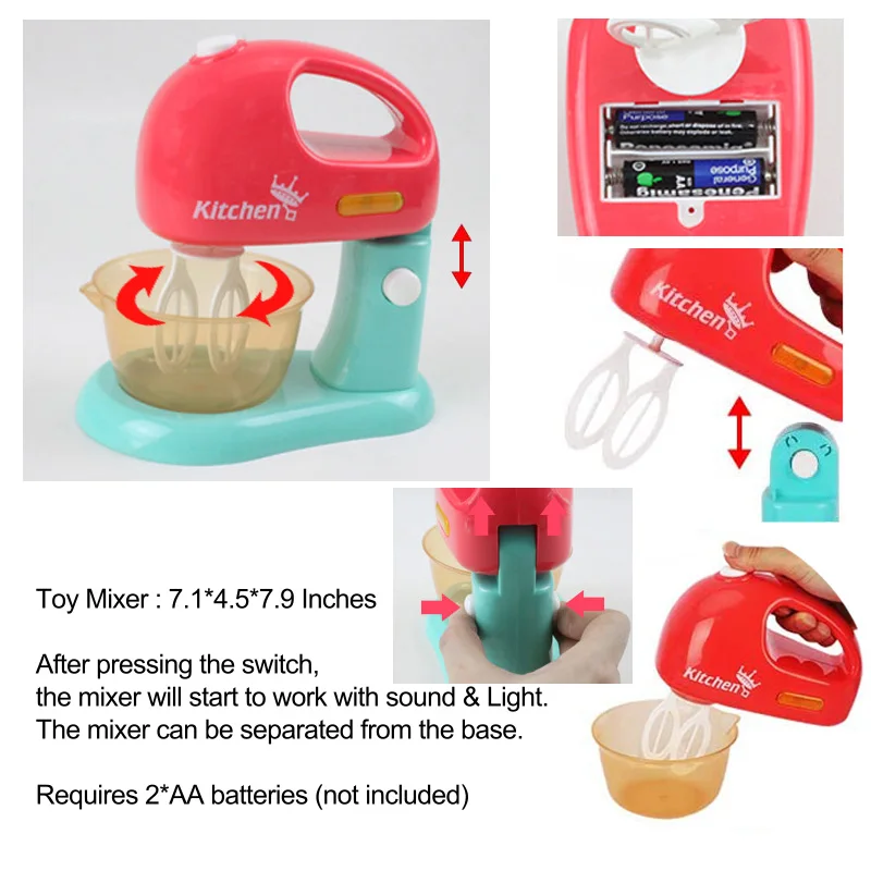 Children Happy Cooking Play Kids Kitchen Accessories Toy Girls Kitchen Pretend Toaster Play Set