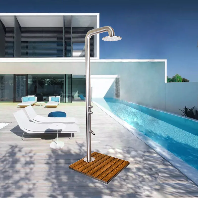 pool outdoor shower panel price stainless steel outdoor shower stand pool shower