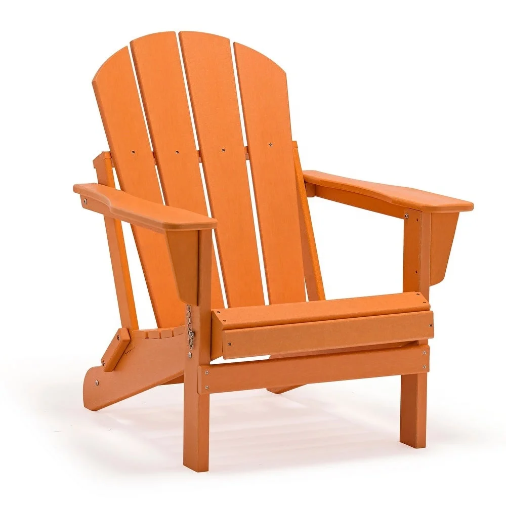 D-road Colorful Outdoor Beach Patio Garden Waterproof Plastic Wood Folding Adirondack