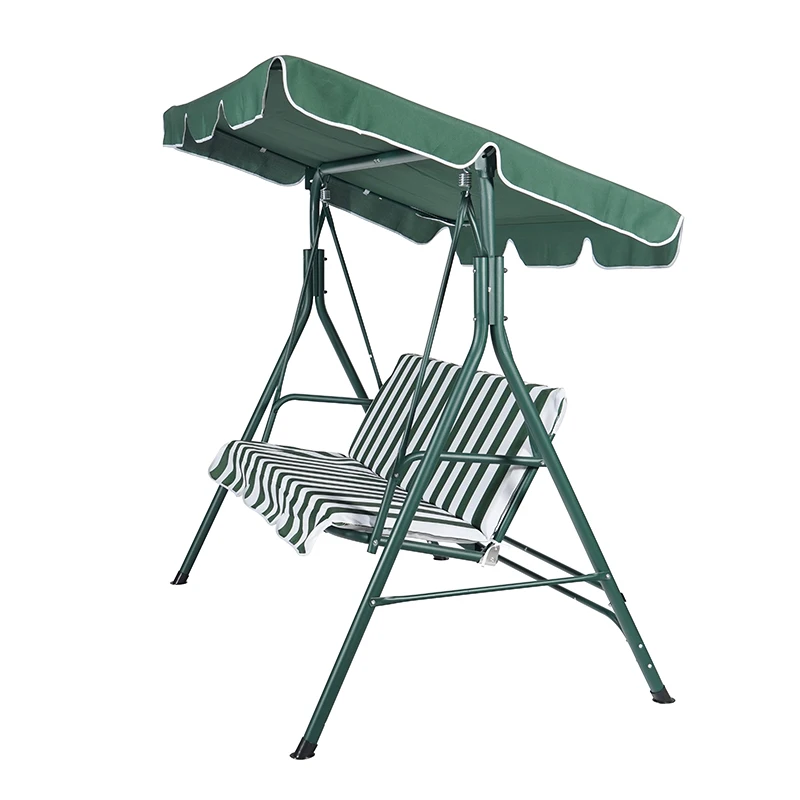 Hitree 3 места качели для патио с навесом металлические уличные взрослых