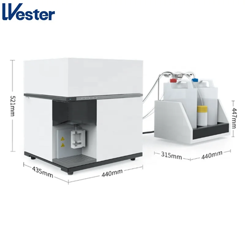 Portable flow cytometer CD34 hematopoietic stem cell count platelet analysis flow cytometry