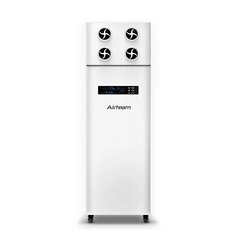 Cabinet Type 400m3/h Home Ventilation System Recuperator Fresh Air Ventilator with heat recovery ventilation system