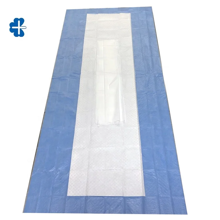 Chinese Manufacturer Disposable High Absorbent Sterile  Surgical Table Cover Sheet  General Surgery Surgical Kits