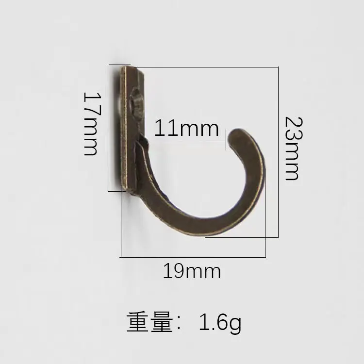 Hat Coat Door Hooks Wall Mounted Zinc Alloy Hook Hanger With 24 sets Screws Kitchen Bathroom Organizer Holder