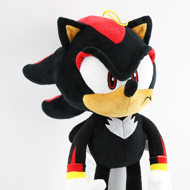 New 30CM Super Sonic Hedgehog Mouse Plush Doll Hedgehog Doll Cartoon Anime Movie Accessory Toy Gift