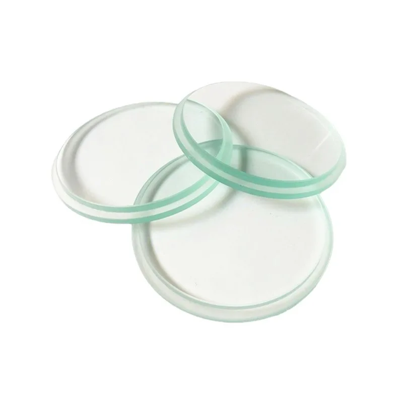 CNC Grilling Optical Step Edges for Led Light Cover Tempered Glass Solid Curve Design Factory Manufacturer Wall Light Decoration