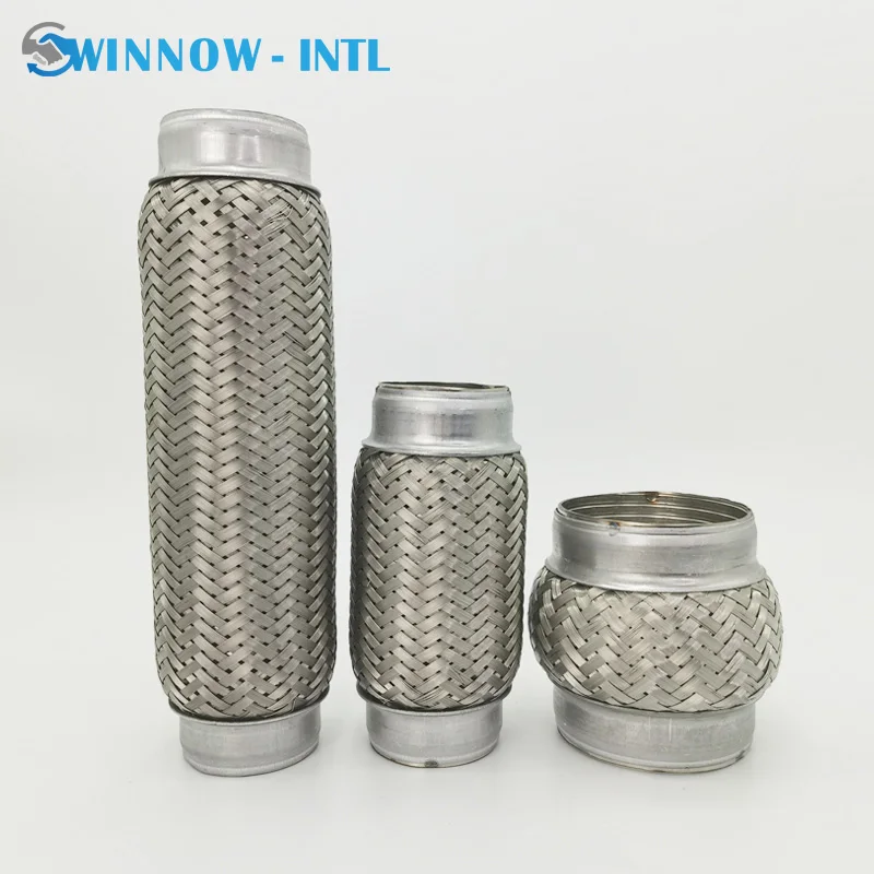 K2 Ferrule With InterLock Car Pipe Tube Exhaust For Muffler Weld Flexible Joint Auto Set Parts Safe